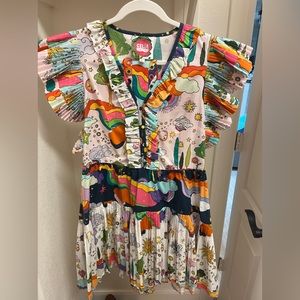 Celia B celestial print dress